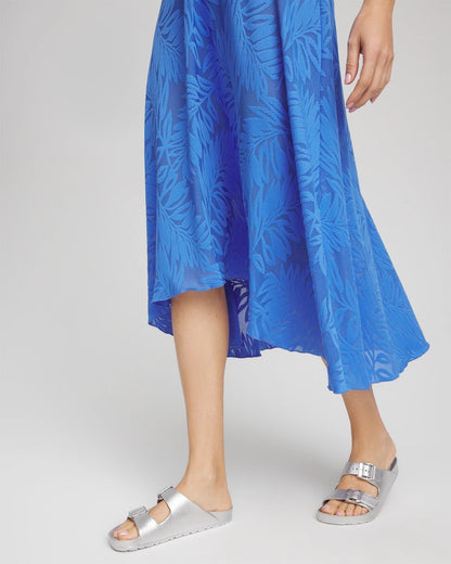 Chico's Gottex Skyfall Lace Long Skirt