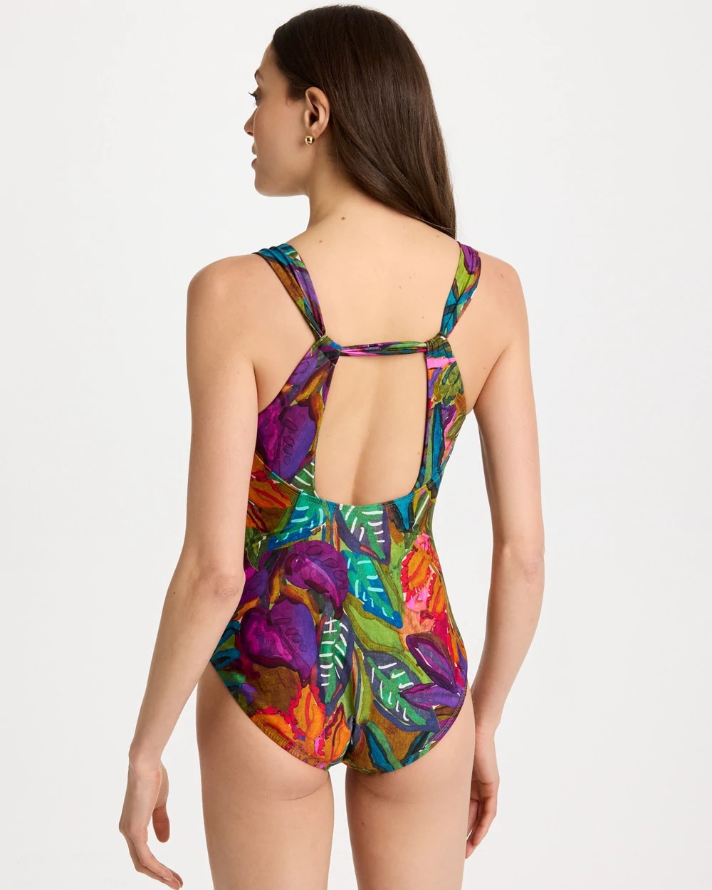 Chico's Magicsuit® Cactus Flower Dakota One-Piece Swimsuit