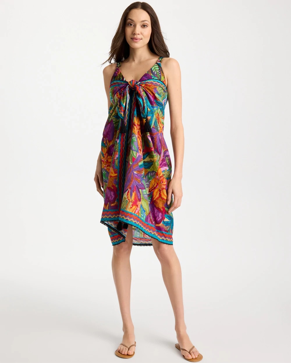 Chico's Magicsuit® Cactus Flower Pareo