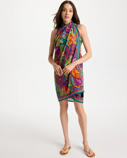 Chico's Magicsuit® Cactus Flower Pareo