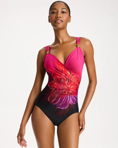 Chico's Miraclesuit® Petali Rosa Pareo