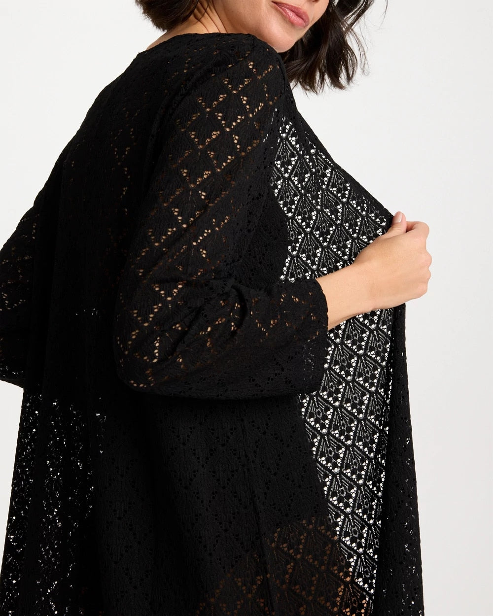 Chico's Long Knit Swim Cover-Up