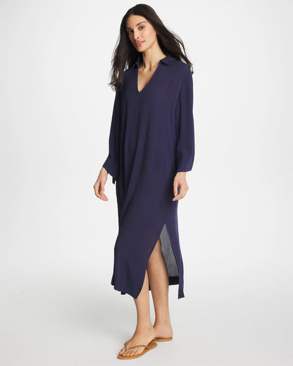 Chico's Woven Collar Swim Cover-Up