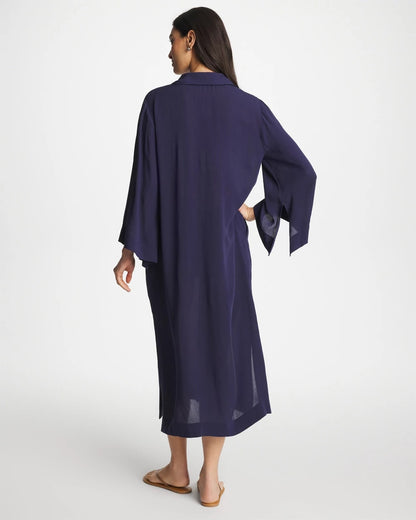 Chico's Woven Collar Swim Cover-Up