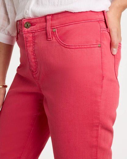 Chico's Girlfriend Roll Cuff Crop Jeans