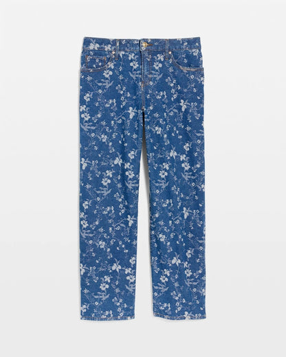 Chico's Girlfriend Wide Floral Crop Jean