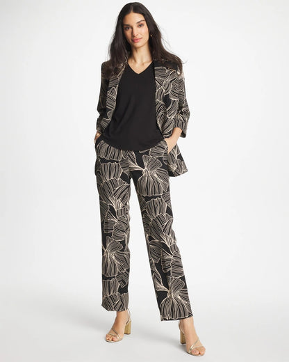 Chico's Ginkgo Crepe Tapered Ankle Pants