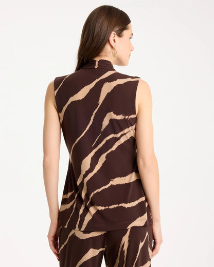 Chico's Travelers™ Zebra Knit Wrap Top