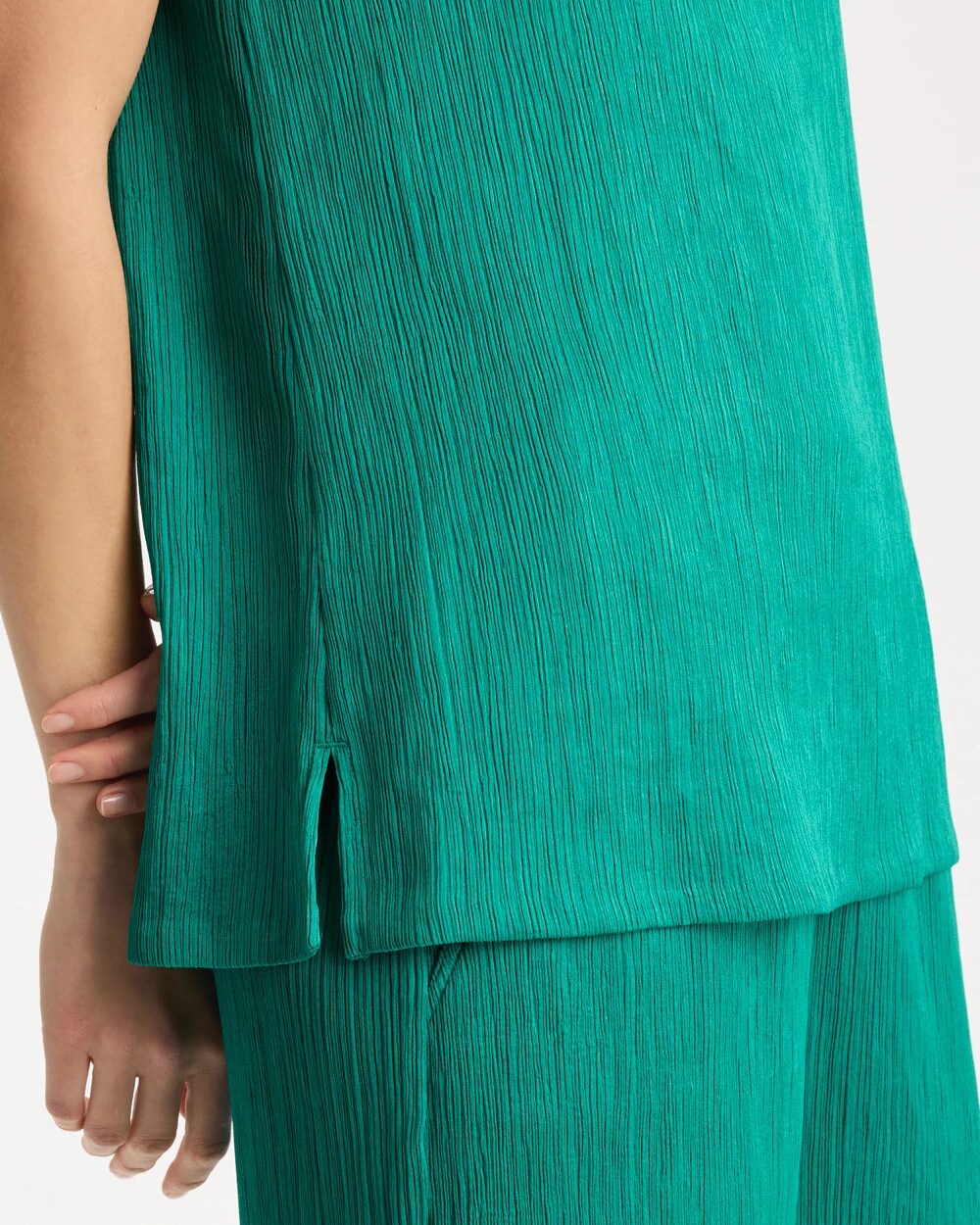 Chico's Travelers™ Crinkle Textured Tank