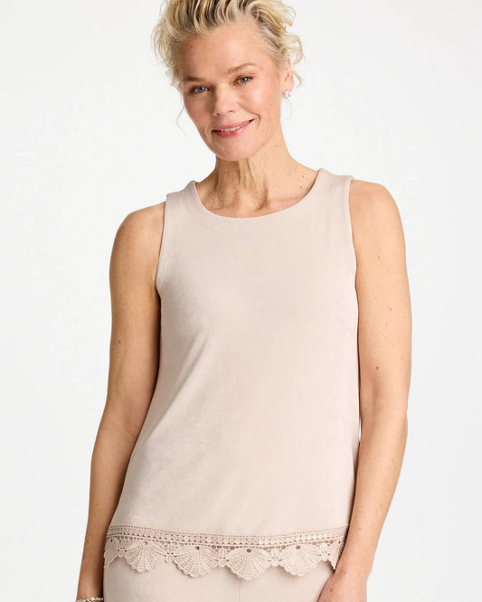 Chico's Travelers™ Scallop Lace Tank