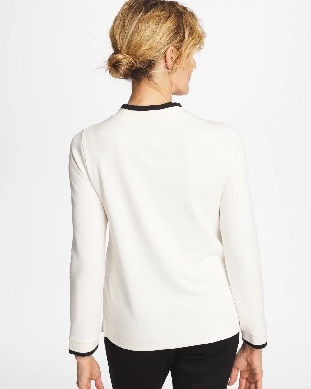 Chico's Zenergy® Double-Knit Applique Top