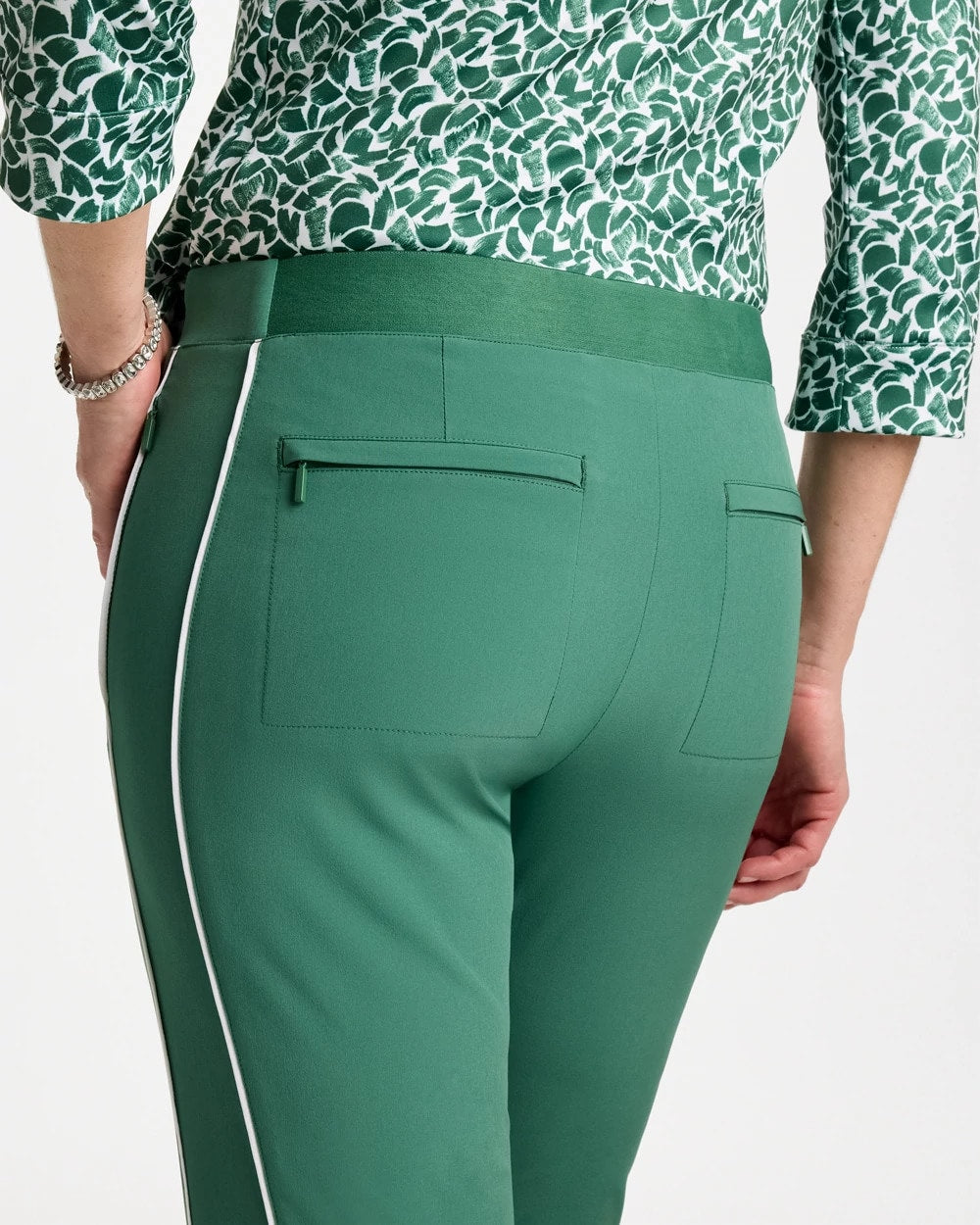 Chico's Zenergy® UPF Side Piping Ankle Pants