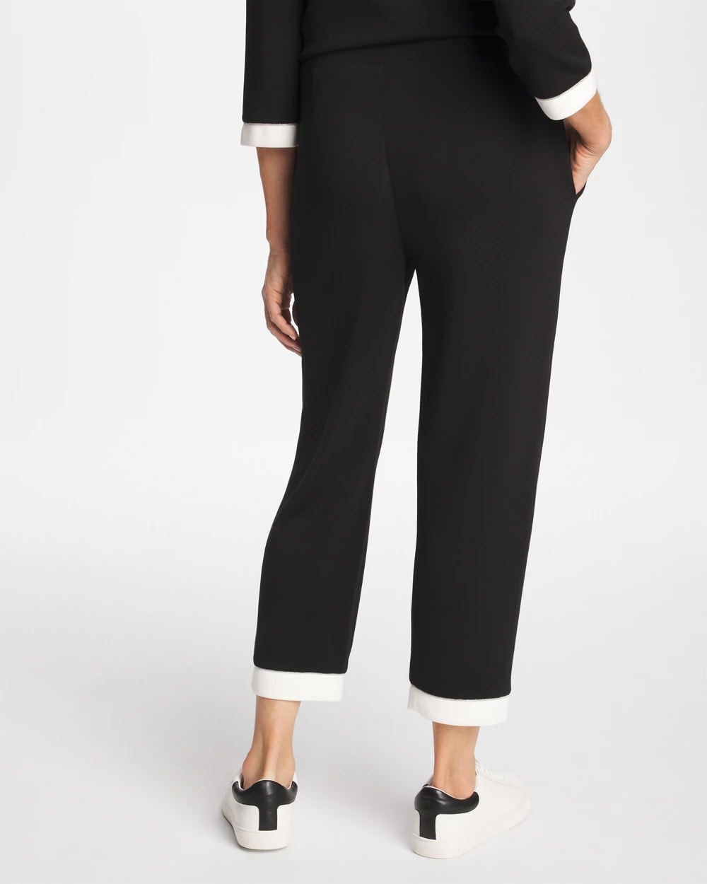 Chico's Zenergy® Soft Caviar Bead Contrast Pants