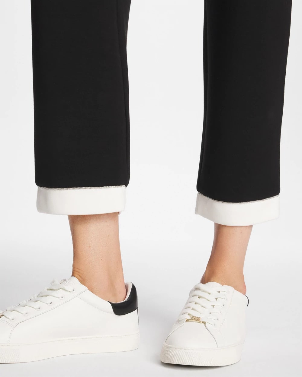 Chico's Zenergy® Soft Caviar Bead Contrast Pants