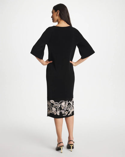 Chico's Travelers™ Border Kimono Sleeve Dress