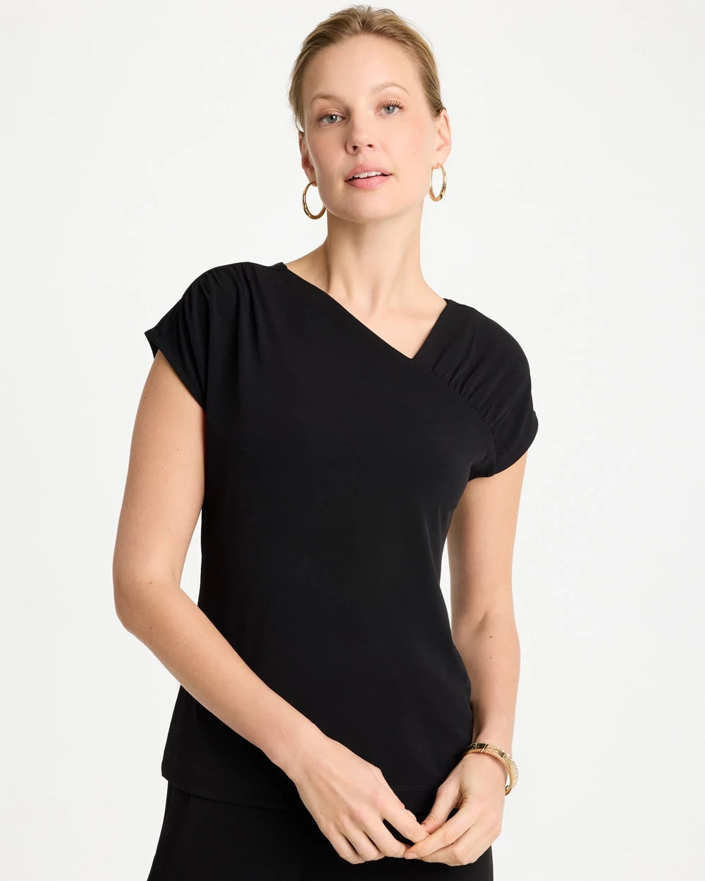 Chico's Travelers™ Knit Asymmetrical Top