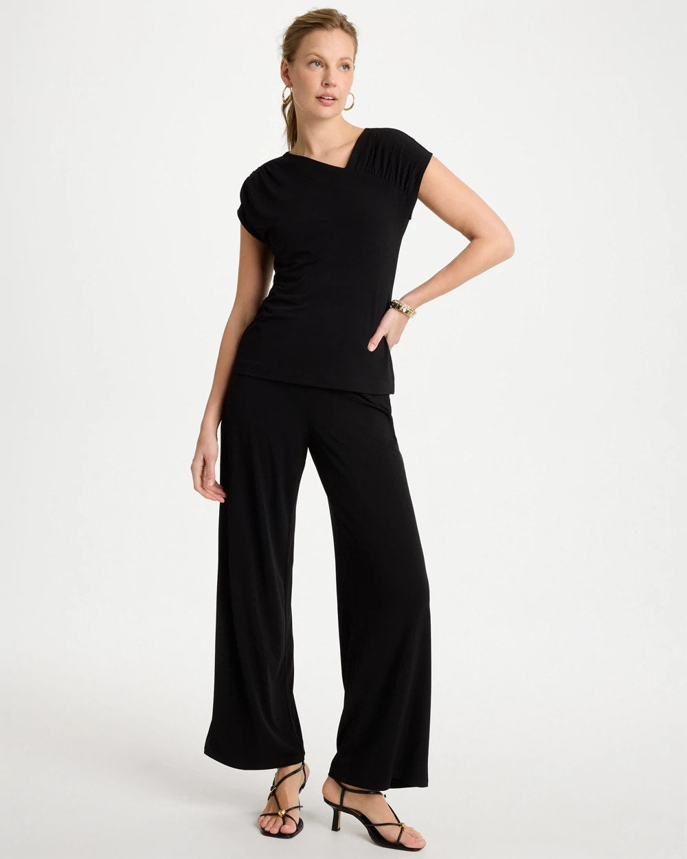 Chico's Travelers™ Knit Asymmetrical Top