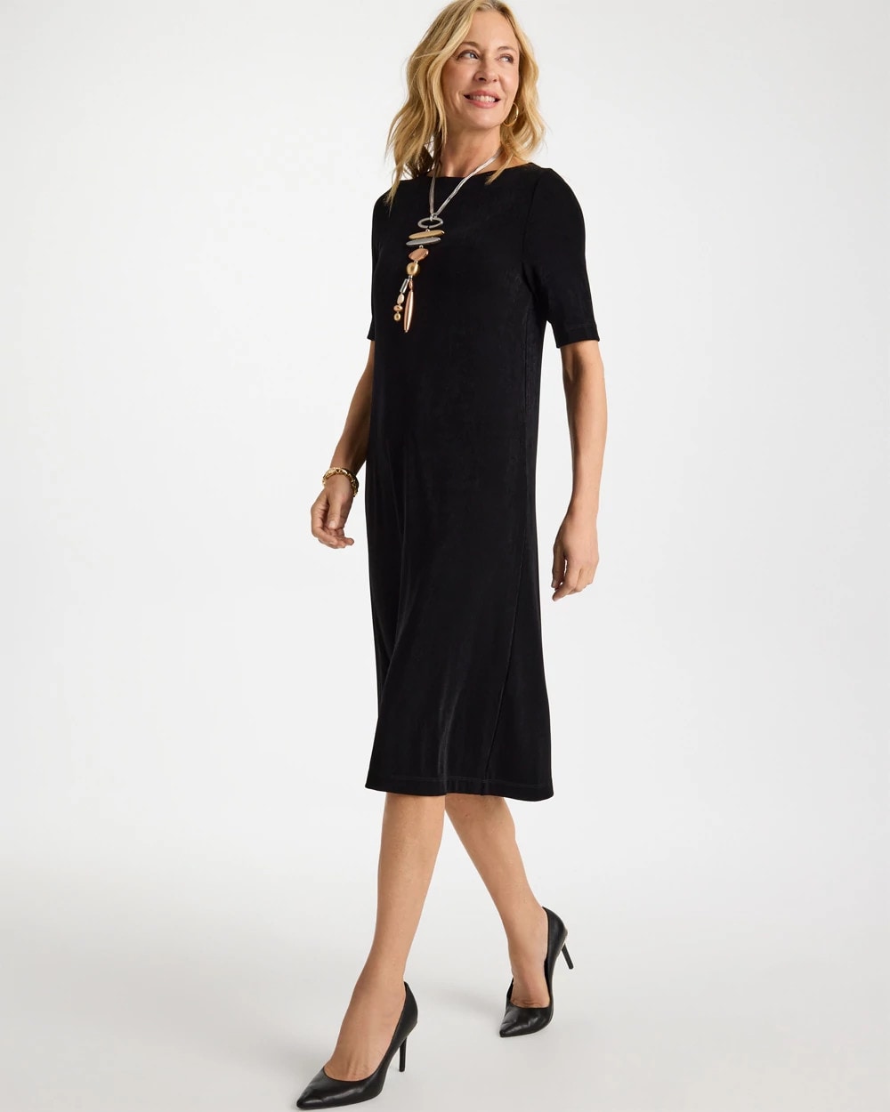 Chico's Travelers™ Elbow Sleeve Dress