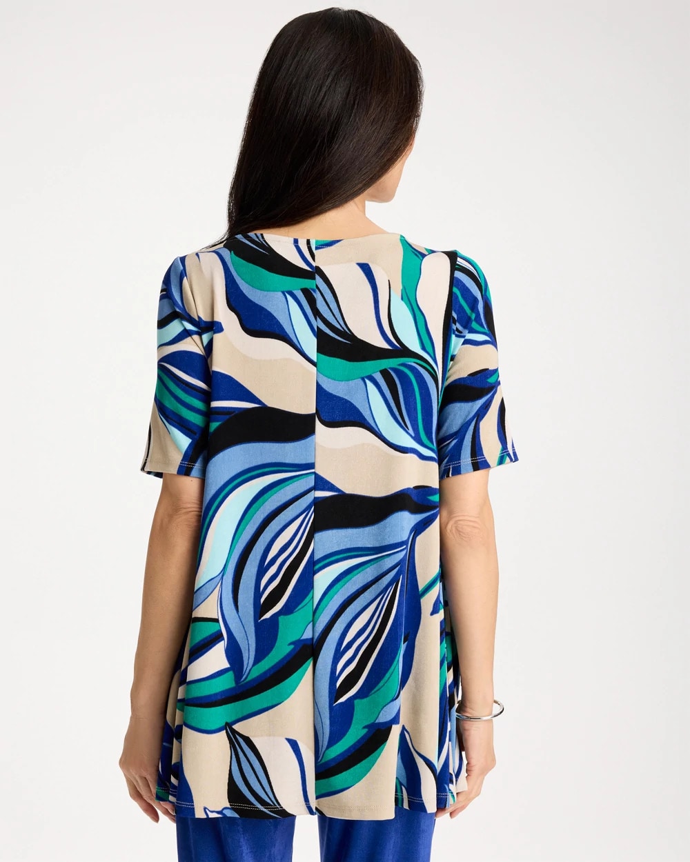 Chico's Travelers™ Marble Flora Swing Tunic