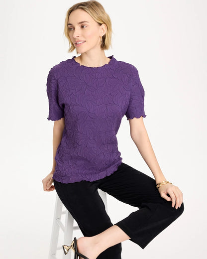 Chico's Travelers™ Embossed Pullover Top
