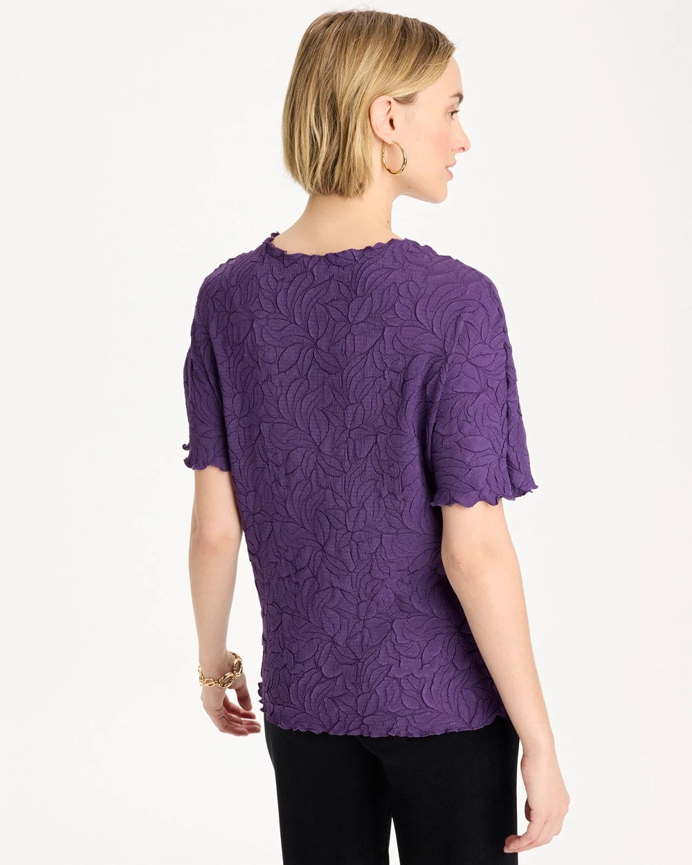 Chico's Travelers™ Embossed Pullover Top