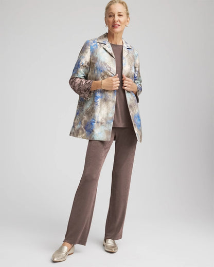 Chico's Travelers™ Collection Watercolor Jacquard Jacket