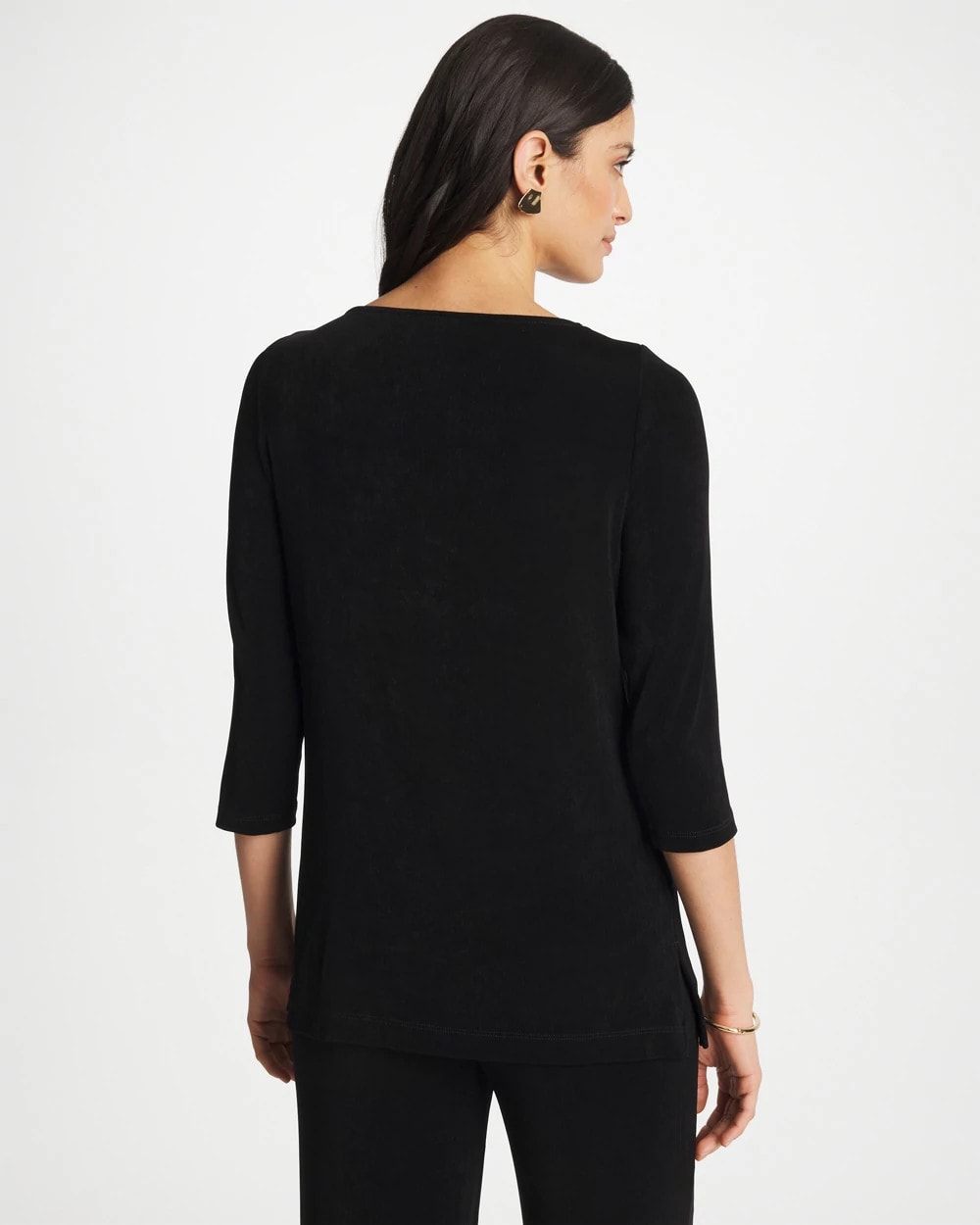 Chico's Travelers™ Hardware 3/4 Sleeve Tunic