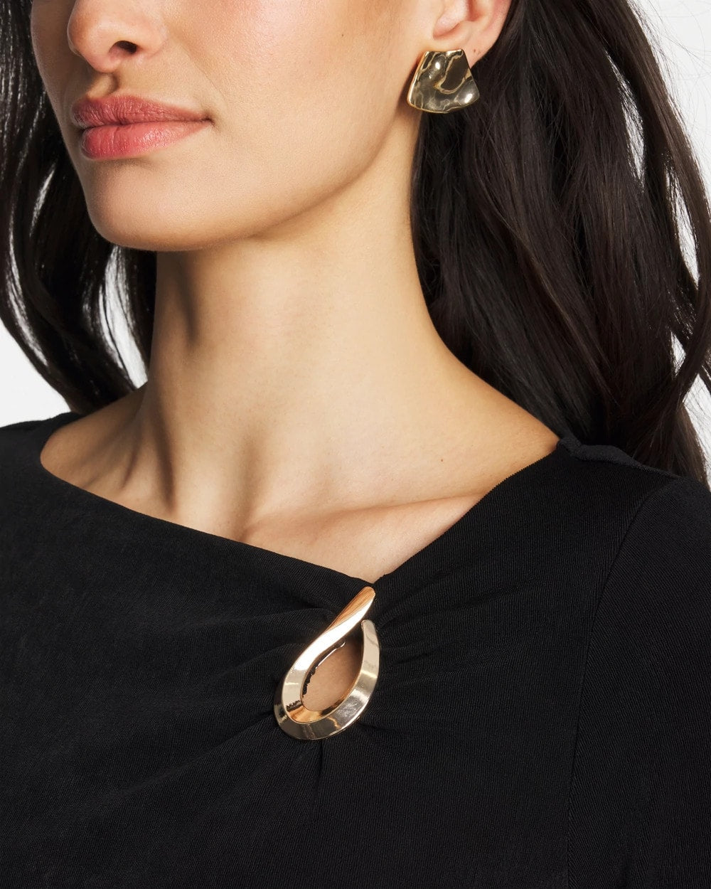 Chico's Travelers™ Hardware 3/4 Sleeve Tunic