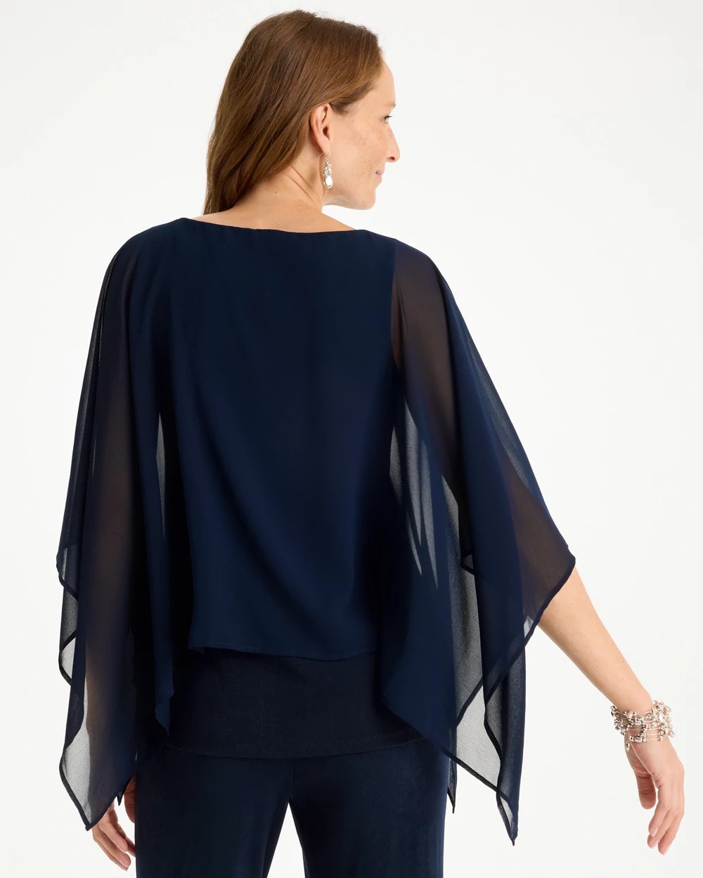 Chico's Travelers™ Chiffon Layered Top