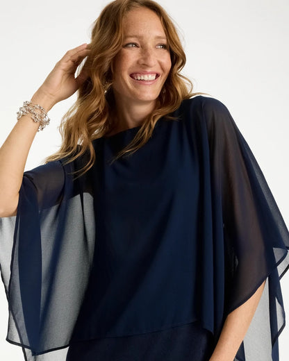 Chico's Travelers™ Chiffon Layered Top