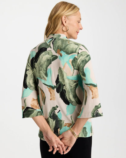 Chico's Travelers™ Bloom V-Neck Kimono Top