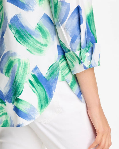 Chico's No Iron™ Printed Stretch Shirt