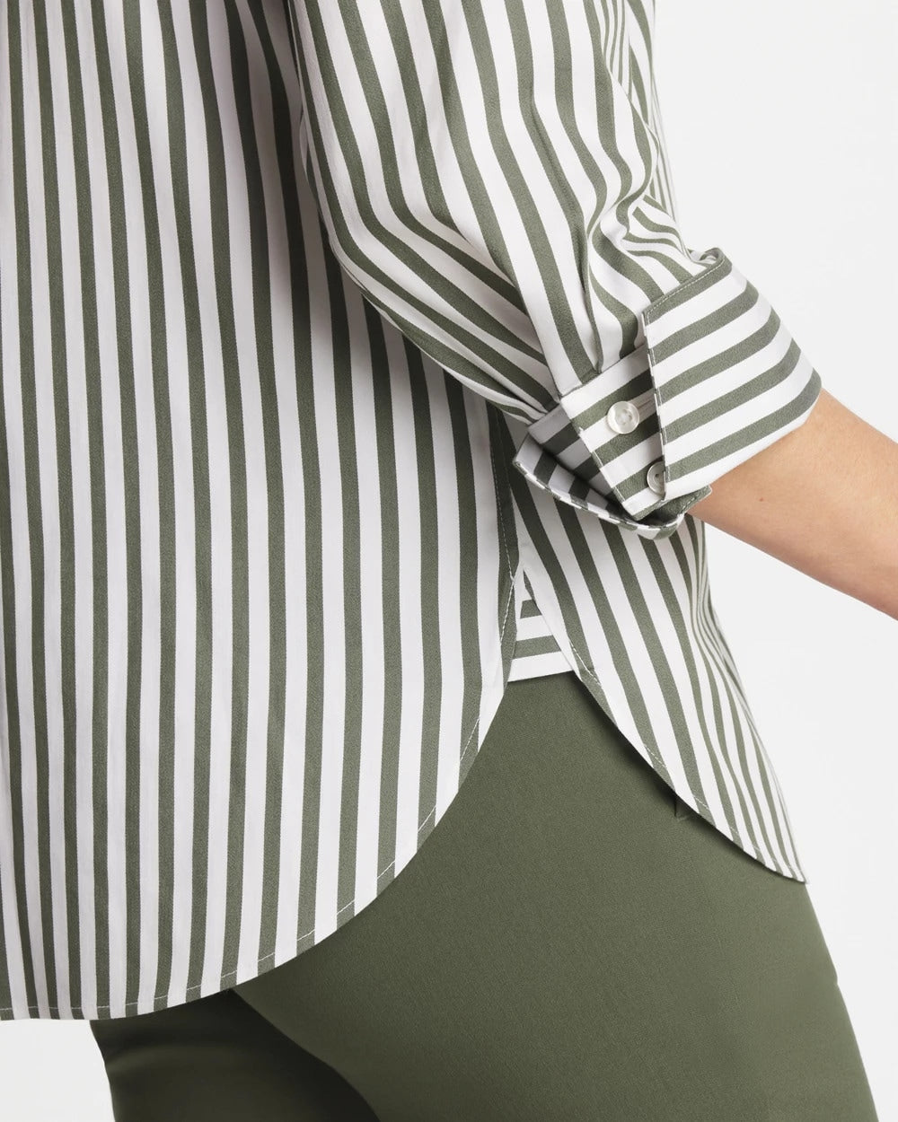Chico's No Iron™ Stretch Striped Shirt