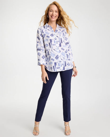 Chico's No Iron™ Printed Linen Shirt