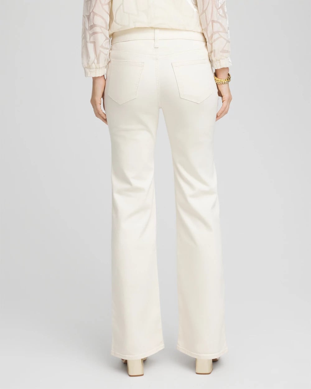 Chico's Petite Girlfriend Flared Leg Jeans