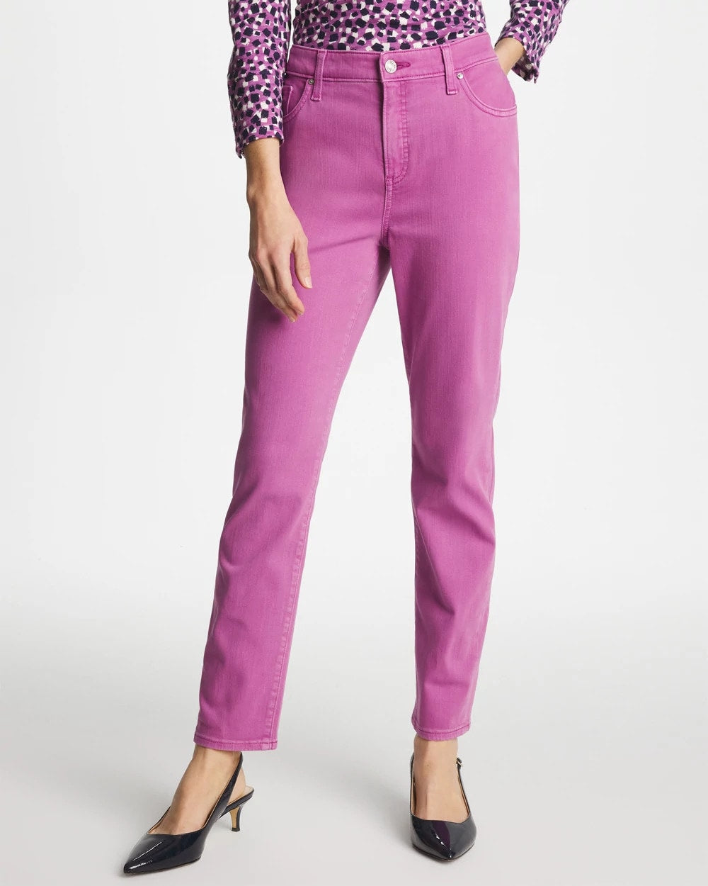 Chico's Girlfriend Slim Ankle Jeans