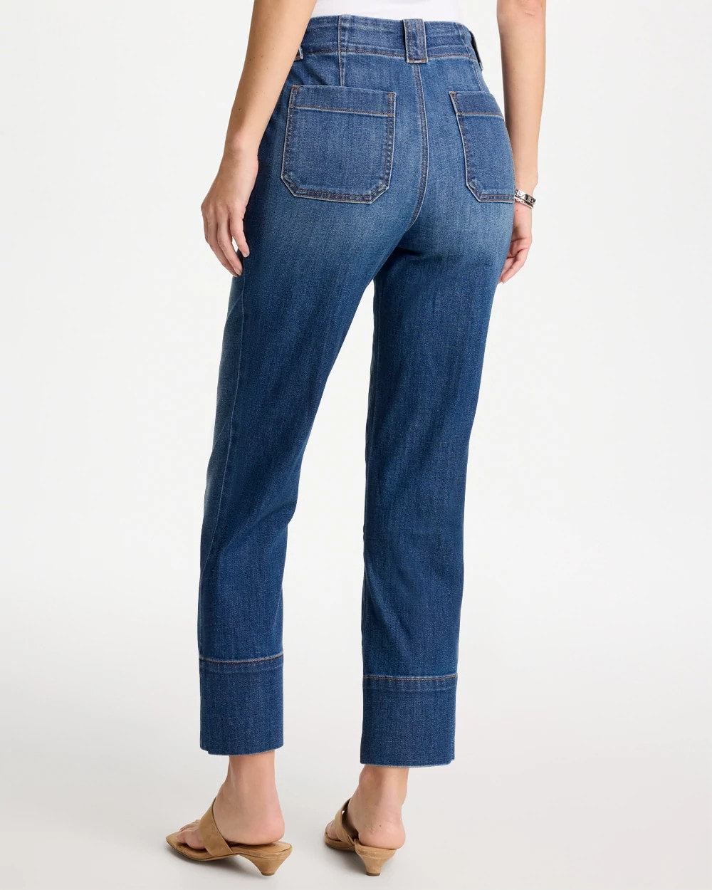 Chico's Straight Utility Crop Jean