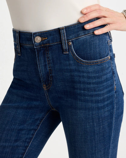 Chico's Petite Girlfriend Fray Hem Kick Flares