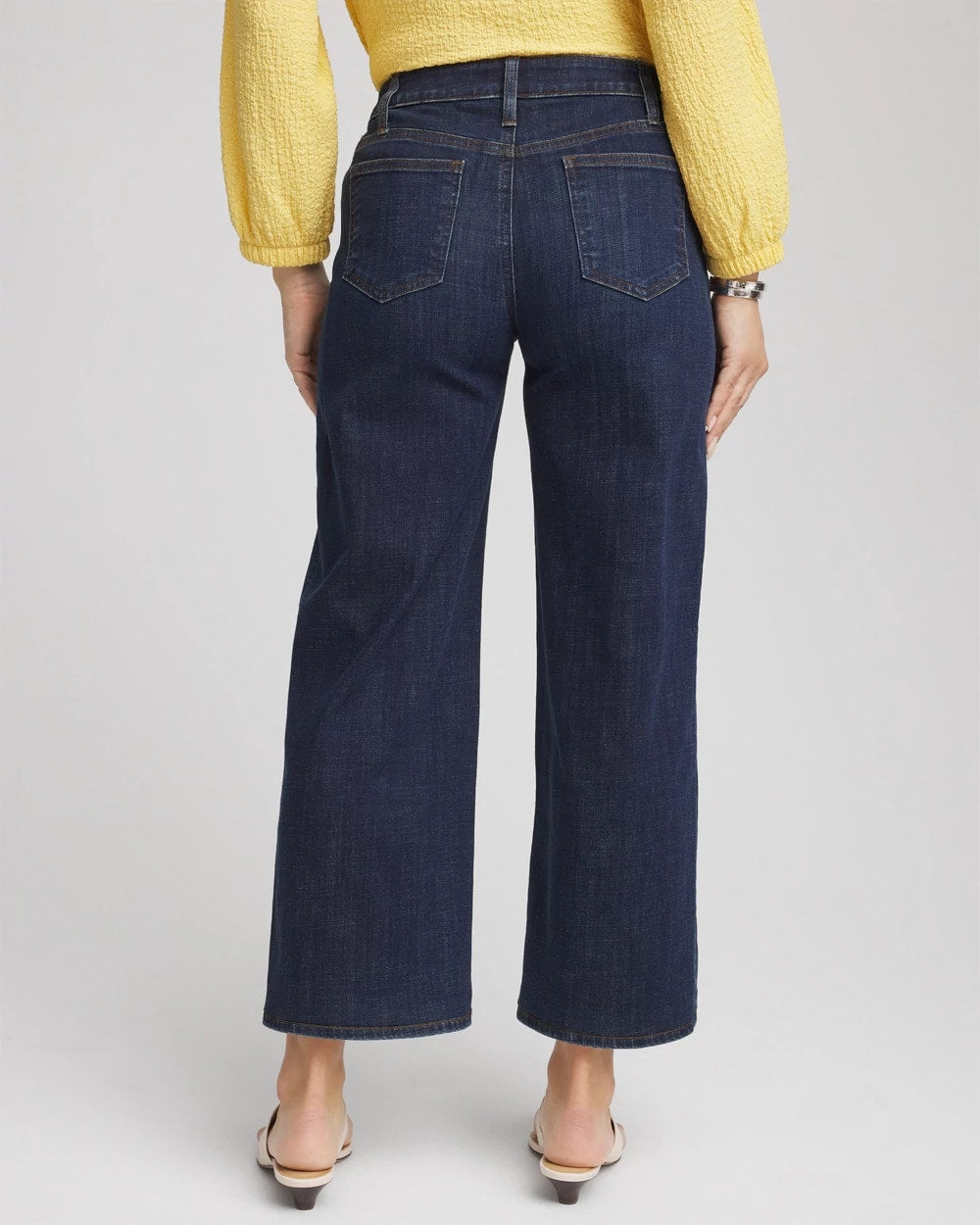 Chico's Girlfriend Wide-Leg Cropped Jean