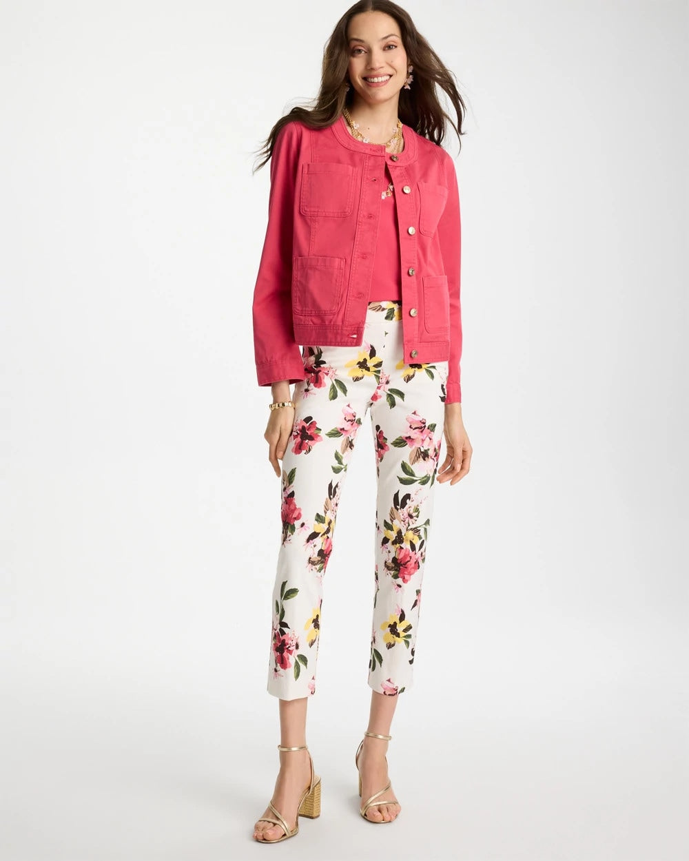 Chico's Brigitte™ Slim Mari Bloom Crop