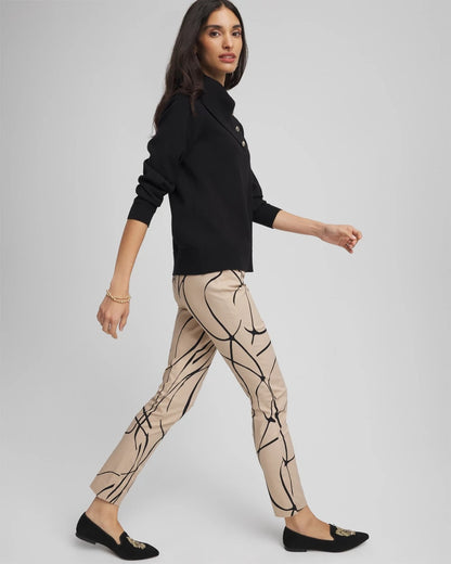 Chico's Brigitte™ Golden Leaf  Slim Ankle Pants