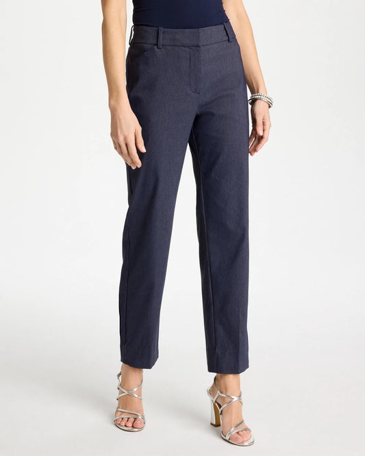 Chico's Emme Fly Front Straight Ankle Pants