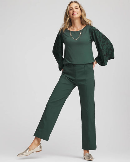 Chico's Emme Straight Ankle Pants