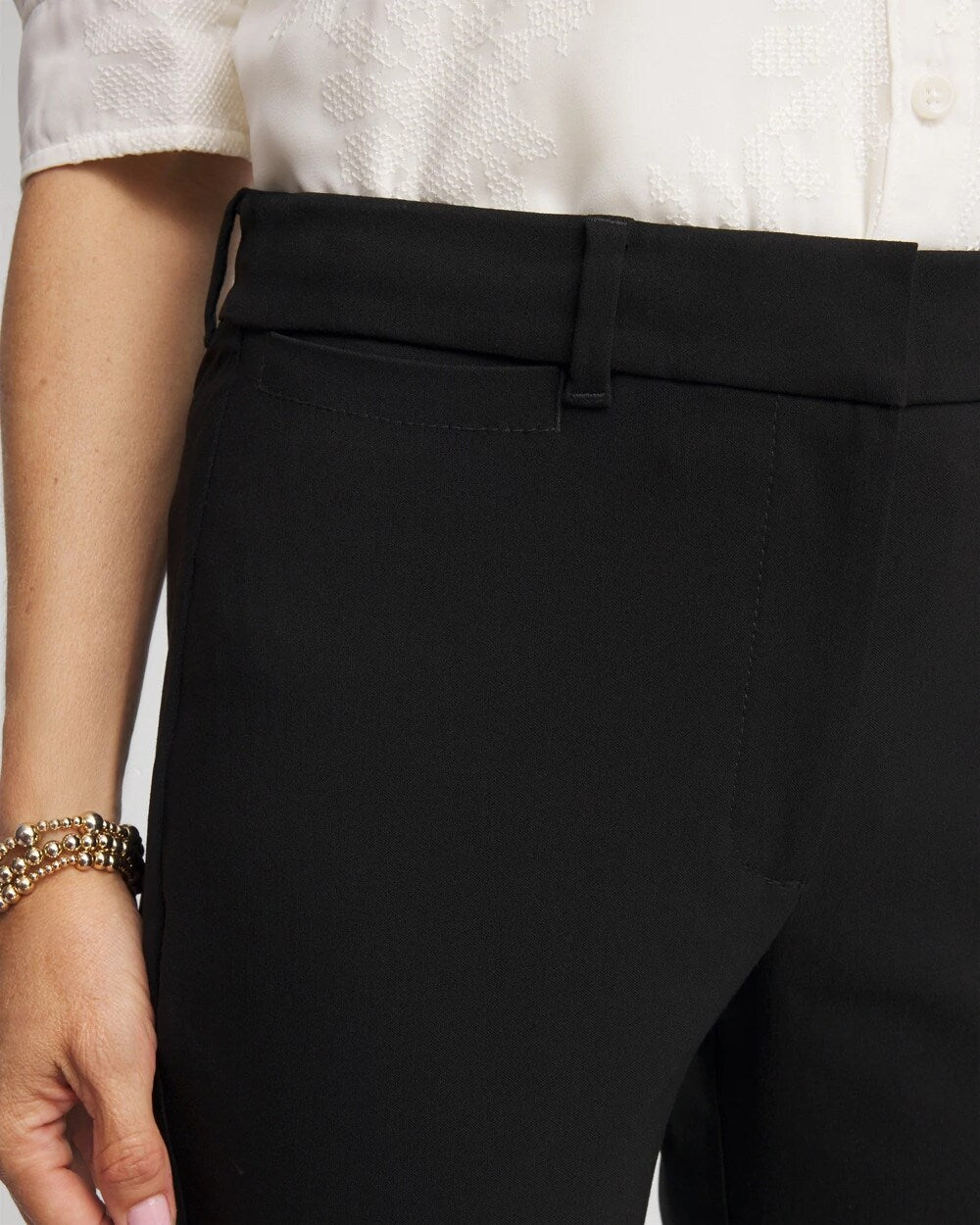 Chico's Emme Cropped Flared Pants