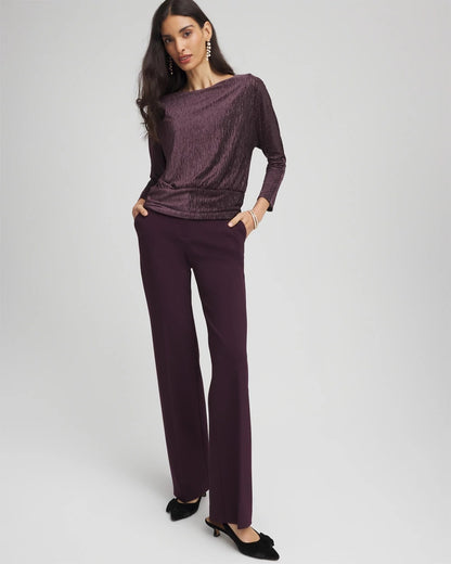 Chico's Emme Wide-Leg Trouser Ponte Pants