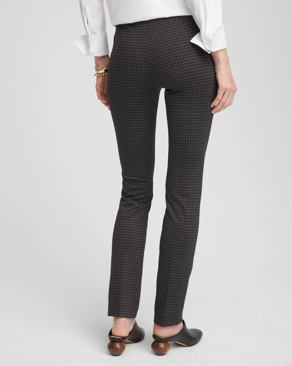 Chico's Juliet Tonal Check Pants