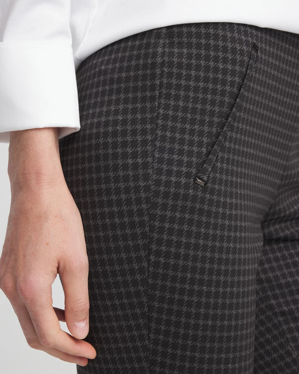 Chico's Juliet Tonal Check Pants