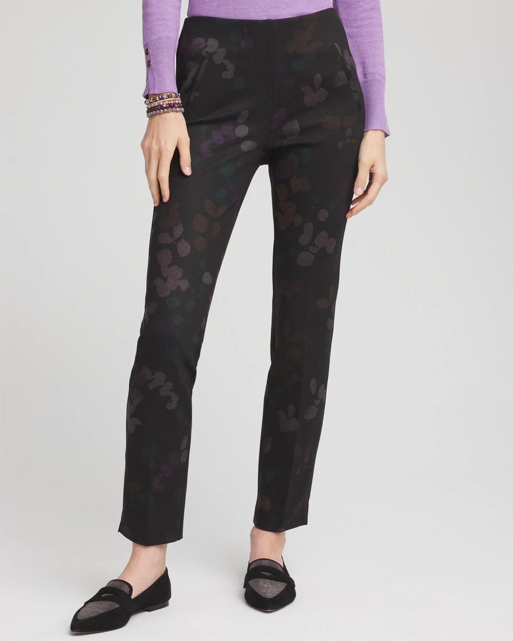 Chico's Juliet Floral Ankle Pants