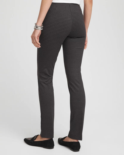 Chico's Juliet Tonal Check Ankle Pants