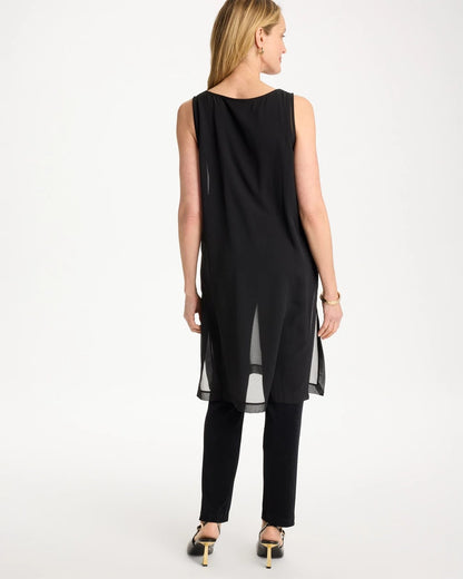 Chico's Travelers™ Layered Chiffon Tunic